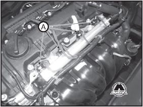 Измерение компрессии в цилиндрах двигателя Hyundai Tucson