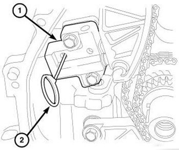 Цепь привода газораспределительного механизма и натяжитель Jeep Compass