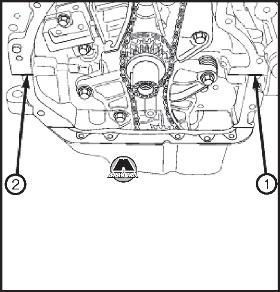 Установка покрытия цепи привода газораспределительного механизма Jeep Compass