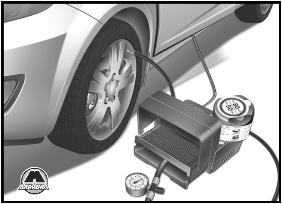 Использование комплекта Tire Mobility Kit KIA Ceed