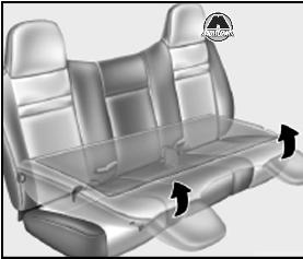 Регулировка положения заднего сидения KIA K2500