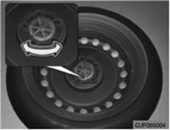 Снятие и хранение запасного колеса Kia Optima c 2015 года