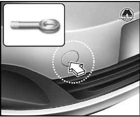 Снимаемый буксирный крюк KIA Venga Hyundai ix20