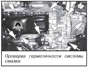Проверки в моторном отсеке Lada Vesta