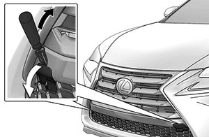 Процедура аварийной буксировки Lexus NX с 2014 года
