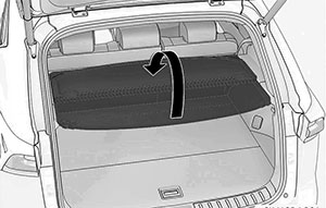 Хранение шторки багажного отделения Lexus NX с 2014 года