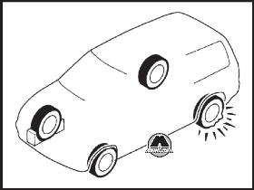 Замена поврежденного колеса Mazda 3