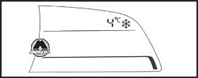 Индикация температуры наружного воздуха Mazda 3