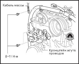 Снятие и установка цепи привода газораспределительного механизма Mazda CX5