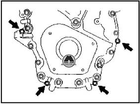 Снятие и установка цепи ГРМ Mazda CX-9
