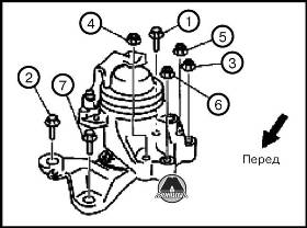 Снятие и установка двигателя Mazda CX-9
