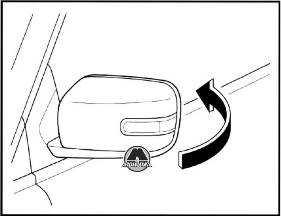 Складывание зеркал Mazda CX-9