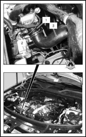 Снятие двигателя Mercedes ML