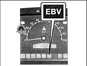 Световой индикатор электронной системы распределения тормозных сил Mercedes Vito V-Klasse
