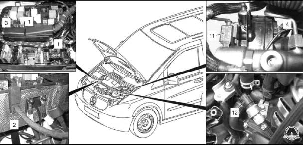Снятие крышки головки блока цилиндров Mercedes Vito 2010