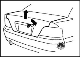 Крышка багажника Mitsubishi Galant