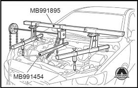 Установка двигателя Mitsubishi Outlander