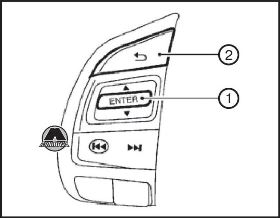 Использование информационного дисплея Nissan X-Trail