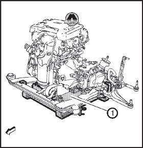 Снятие двигателя Opel Mokka