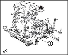 Установка двигателя Opel Mokka