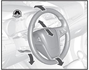 Регулировка положения рулевого колеса Opel Mokka