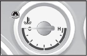 Индикатор температуры охлаждающей жидкости Opel Mokka