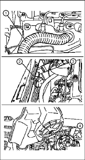 opel astra classic проверка предварительного прогрева всасываемого воздуха в двигателе x 16 szr