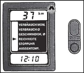 Индикация в км Opel Vectra