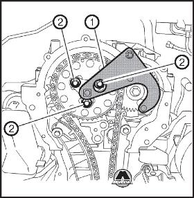 Цепь привода газораспределительного механизма Opel Vivaro