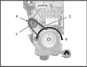 Ремень привода насоса системы охлаждения Peugeot 2008