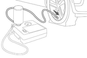 Снимите с вентиля проколотого колеса колпачок и положите его в чистое место Peugeot 3008