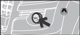 Замена ламп в противотуманных фарах Peugeot 3008