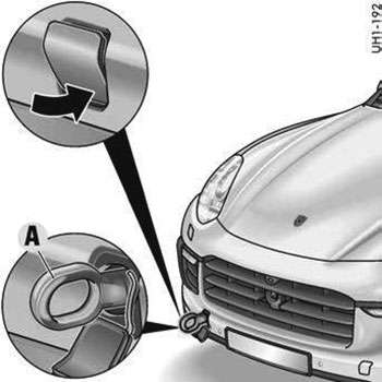 Буксировка и движение на буксире Porsche Cayenne с 2011 год