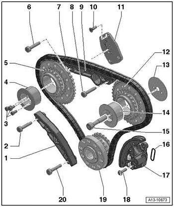 Снятие и установка ремня привода навесного оборудования Porsche Cayenne с 2011 года