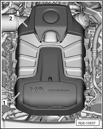 Снятие и установка левой и правой крышек цепного привода ГРМ Porsche Cayenne с 2011 года