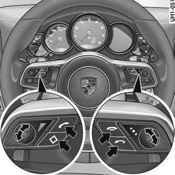 Звуковой сигнал Porsche Cayenne с 2011 года