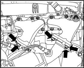 Отсоединение двигателя Porsche Cayenne 957