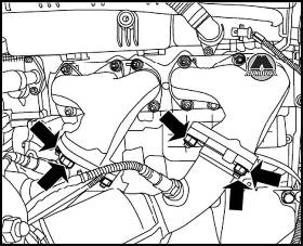 Подсоединение двигателя Porsche Cayenne 957