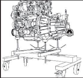 Снятие двигателя Renault Duster