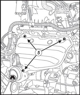 Проверка натяжения ремня привода навесного оборудования Renault Logan