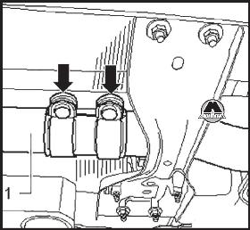 Снятие двигателя Seat Alhambra