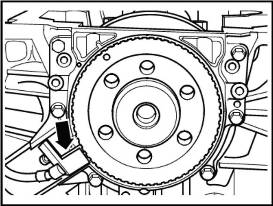 Контроль положения для сборки импульсного колеса Skoda Oktavia A5