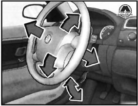 Регулирование положения рулевого колеса Skoda Roomster