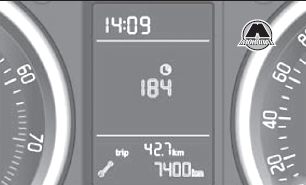 Индикатор технического обслуживания Skoda Yeti