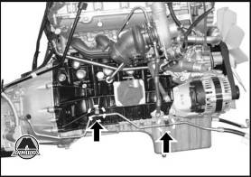 Снятие и установка двигателя SsangYong Rexton