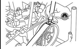 Снятие ремня привода распределительного механизма Subaru Forester