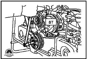 Снятие шкива коленчатого вала Subaru Forester