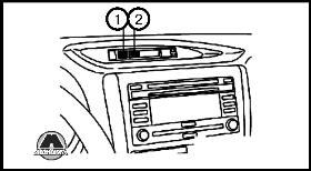 Информационный дисплей Subaru Forester