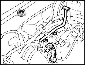 Снятие двигателя Subaru Impreza