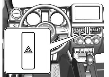 Кнопка аварийной сигнализации Suzuki Jimny с 2018 года